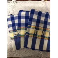 ราคา ผ้าขาวม้าทอมือ ตาสก๊อต ปักลายช้าง (21348814176)