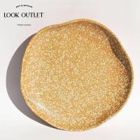 ราคา จาน เซรามิค อาหารสวยๆ สไตล์ญี่ปุ่น ขนาด8นิ้ว 9นิ้ว จานเบี้ยว (21194211342)