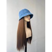 ราคา หมวกวิกผมคาวบอยสีน้ำเงิน ผมหยิกและตรง สีน้ำตาลทอง 55cm แบบเย็บติดหมวก ถอดไม่ได้ (21057163409)