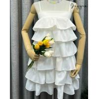 ราคา เดรสกระโปรงขนมชั้น กระโปรงทรงขนมชั้น กระโปรงสายเดี่ยว (21371187005)