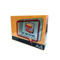 ราคา IQ Brand กระดาษถ่ายเอกสารสี A4 80 แกรม สีสะท้อนแสง Cyber Orange (967476682)