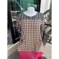 ราคา เสื้อผ้าขาวม้าหมักโคลนคอกลม อก 46 นิ้ว (20010270580)