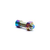 ราคา น๊อตยึดหลักอานจักรยานไทเทเนียม Wheelhouse41 Titanium BMX Seat Clamp Screw and Bolt Silver Rainbow Gold (20977966601)