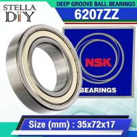 ราคา 6207 6208 6209 6210 6211 6212 Z ZZ CM ฝาเหล็ก 2 ข้าง ตลับลูกปืน NSK 6207Z 6208Z 6209Z 6210Z 6211Z 6212Z จำนวน 1 ชิ้น มีสต็อคพร้อมส่ง (16858813255)