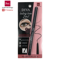 ราคา BSC DIVA Lasting liner 2 in 1 อินไลน์เนอร์ 0 28กรัม บีเอสซี เขียนขอบตา บีเอสซี ปากกาเขียนตา ปากกาเขียนขอบตา eye liner eyeliner อายไลน์เนอร์ (18544102343)