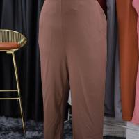 ราคา กางเกงขายาวทำงาน ผ้ายืดใส่สบาย ไม่ต้องรีด สำหรับคนอ้วน 100 โลขึ้นไป กางเกงขายาวสาวอวบ กางเกงขายาวใส่สบายสำหรับคนอ้วน ก406 ก407 (18659498303)