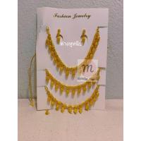 ราคา สร้อยคอลายไทย เครื่องประดับชุดไทย ใส่ได้ทั้งผู้ใหญ่และเด็ก สินค้ามีพร้อมส่ง (21434196733)
