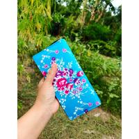 ราคา กระเป๋าตังค์ กระเป๋าสตางค์ใบยาว กระเป๋าฝีมือคนไทย กระเป๋าสตางค์ผ้าต่วนสวรรค์ (19485934061)