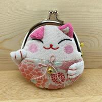 ราคา กระเป๋าสตางค์ กระเป๋าผ้าญี่ปุ่น แมวกวักเต็มตัว แถมฟรี กระพรวนแมวกวัก (2505372890)