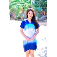 ราคา เสื้อมัดย้อม ตัวยาว เสื้อตัวยาว หรือใส่เป็นมินิเดรสได้ เสื้อกระเหรี่ยงมัดย้อมอก50ยาว28นิ้ว (10741761652)