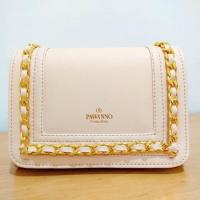ราคา มีของพร้อมส่ง กระเป๋าแฟชั่น หน้าโซ่ Pawanno ขนาด 8 นิ้ว ภาพถ่ายจากสินค้าจริง (21229070727)