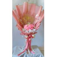 ราคา ช่อดอกไม้ใส่เงิน ช่อเปล่าใส่เงิน ช่อดอกไม้รับปริญญา ขนาด 10 ใบ (19102016957)