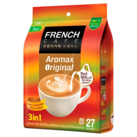 ราคา เฟรนซ์คาเฟ่ กาแฟอโรแม็กซ์ ออริจินัล 27ซอง (16712445703)