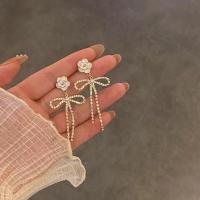 ราคา ss492 Sweetssparkles ต่างหูเกาหลี ต่างหู ก้านเงินแท้ ตุ้มหู ประดับไข่มุกและคริสตัล ชุบทอง 14k (17255068307)