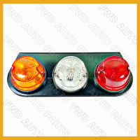 ราคา ไฟสต๊อปแลมป์ ไฟราวข้าง ไฟเลี้ยวข้าง ไฟสัญญาณ ไฟรถบรรทุก กลม 3 ตอน 12V 24V Stop Lamp (10482958734)