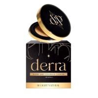 ราคา DERRA GLOWY AND COVERSKIN CUSHION SPF 25 PA คุชชั่นเดอร่า ปริมาณ 10 กรัม (20766333487)