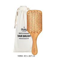 ราคา Tanhom ถนอม หวีไม้ หวีนวดศรีษะ หวีเพื่อสุขภาพ (21305601102)