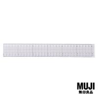 ราคา มูจิ ไม้บรรทัดขอบเหล็กกันการลื่นขณะตัดกระดาษ MUJI Non slip Cutting Ruler (9228610940)