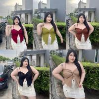 ราคา เสื้อม้วนอก สายเดี่ยวไซส์ใหญ่ (20554801459)