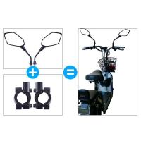 ราคา กระจกข้าง กระจกมองหลัง กระจก 5เหลี่ยม กระจกแต่ง กระจกนินจา เกลียว 10 มิล กระจกมอเตอร์ไซค์ และ จักรยานไฟฟ้า ราคา 1 คู่ (20393289761)