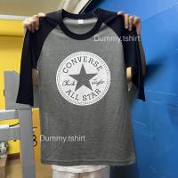 ราคา เสื้อทูโทนแขนสามส่วน ลายCONVERSE (21352943904)