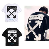 ราคา sweater Off White Men เสื้อยืด Graffiti โลโก้แขนสั้นเสื้อยืด Cal Tops Tees เสื้อผ้า (18300919989)
