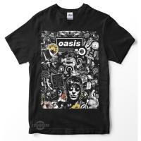ราคา เสื้อยืด oasis 2 POSTER พรีเมี่ยม oasis stand by me เสื้อยืด rock britpop suede blur the cure (19937270729)