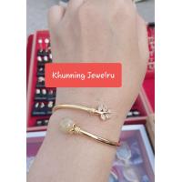 ราคา กำไลใบมะกอก ไหมทอง กำไลมงคล งานสแตนเลสเลเซอร์ สแตนเลสแท้ไม่ลอก ไม่ดำ (18431292413)