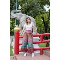 ราคา กางเกง ลิซ่า ผ้าฝ้ายลายไทย ทรงคุณนายขาน มี 3 ขนาด M L Xl (20566770748)