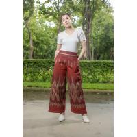 ราคา กางเกง ลิซ่า ผ้าฝ้ายลายไทย ทรงคุณนายขาน มี 3 ขนาด M L Xl (20566770738)