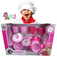 ราคา TOY 2 KIDS ของเล่นเด็ก ชุดครัวสีชมพูลายจุด 13 ชิ้น ชุดครัวชุดห้องครัวเด็ก ของเล่นเด็กชุดครัว ชุดครัวของเล่นขนาดเล็ก (7680135307)