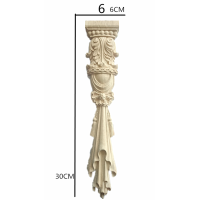 ราคา ตงหยางไม้แกะสลักไม้แท้หัวเสาสไตล์ยุโรปแกะสลักหัวเสาโรมันตกแต่งดอกไม้ไม้สติกเกอร์เตาผิงหัวประตูแกะสลักไม้ค้ำยัน (15646485598)