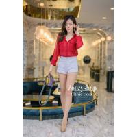 ราคา เสื้อเชิ้ตชีฟองปักมากๆ ดีเทลกระเป๋าด้านซ้ายใส่แล้วสวย งานป้ายแพ็คเกจอย่างดี (10007341927)