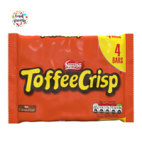 ราคา Nestle Toffee Crisp 4 Bar 124g เนสท์เล่ ท๊อฟฟี่คริสป์ 4 แท่ง 124กรัม (9031277284)