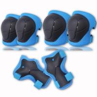 ราคา อุปกรณ์ป้องกันสำหรับเด็กเล็ก 6 ชิ้น มือ เข่า ศอก สนับเข่า ป้องกันการกระแทก ชุดสนับเข่า safety protective gear (21246915778)