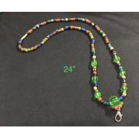 ราคา สร้อยคอหินโบราณหลากสีเขียวความยาว24 ห้อยพระ (13213747276)