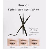 ราคา ดินสอเขียนคิ้ว Merrezca Perfect brow Pencil ดินสอเขียนคิ้วเมอร์เรสก้า 1แท่ง (339653377)
