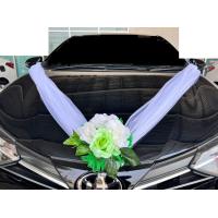 ราคา ช่อดอกไม้รถเจ้าบ่าว ดอกไม้หน้ารถเจ้าบ่าว โบว์ผูกหน้ารถงานแต่ง (18382013718)