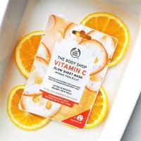ราคา The body shop vitamin c glow sheet mask (19397436320)