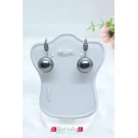 ราคา ต่างหูแบบเกี่ยว มุกเปลือกหอย Mother of pearl แท้ทรงกลมขนาด12มิล (9149478049)