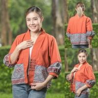 ราคา เสื้อคลุม ผ้าฝ้ายชินมัย แขนกระตุก (14666764052)