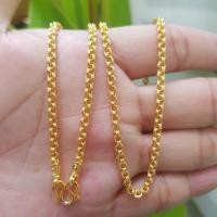 ราคา สร้อยคอขนาด2สลึง ลายห่วงคู่สร้อยคอหุ้มทองคำแท้ สร้อยคอเด็กสร้อยทองไมครอน ความยาว 12 26นิ้ว ความหนา 3มิลลิเมตร (11311528295)