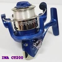 ราคา รอกสปินนิ่ง IWA CT200 แถมเอ็นฟรีมาพร้อมกับรอก รอกตกปลา IWA รุ่น CT 200 สปูนพลาสติก มือหมุนพับได้ (21099755842)