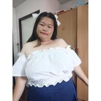 ราคา เสื้อปาดไหล่สาวอวบอ้วน (20528961231)