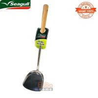 ราคา ของแท้ 100 ตะหลิวกลาง ด้ามไม้ 100 304 3 10 Seagull (9919155377)