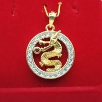 ราคา จี้รูปมังกรประดับด้วยพลอยขาวล้อมรอบ ต้อนรับปีมังกร (21352658399)