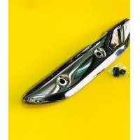 ราคา กันร้อนท่อ wave110i ปี2014 2019 กันร้อน wave110i ปี2014 2019 รุ่นท่อคอตรงsk เหล็กชุบ (18670188597)