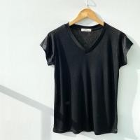 ราคา เสื้อยืด คอวี ผ้าสลาฟ อก 36 ยาว 24 (20367745665)