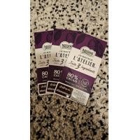 ราคา Made in Switzerland เนสท์เล่ ลัทเตอริฮ์เย่ ดาร์คช็อกโกแลต 80 Nestle Latelier Dark Chocolate 80 100กรัม g Expire 22 09 2024 1 ชิ้น (21103525216)