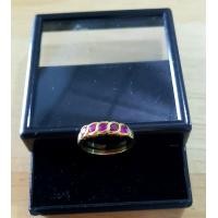 ราคา แหวนทองเหลืองประดับพลอยสีประจำวันเกิด แบบเรียบๆใส่ได้ตลอด ล้างได้ ขัดได้ แหวนพลอยสีประจำวัน แก้เคล็ดเสริมดวง BR 04 (16123458155)